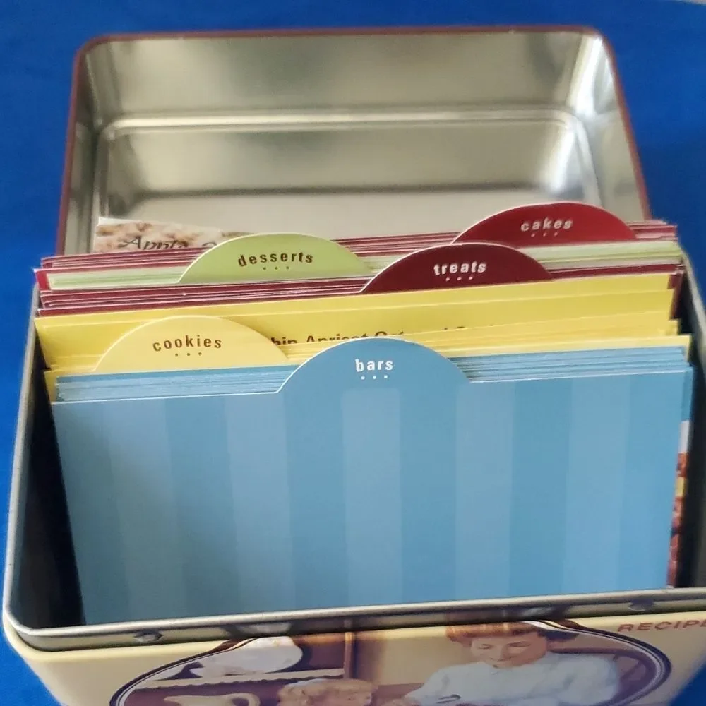 Vintage Hershey’s Recipe Tin Storage Box Chocolate Advertising Collectible